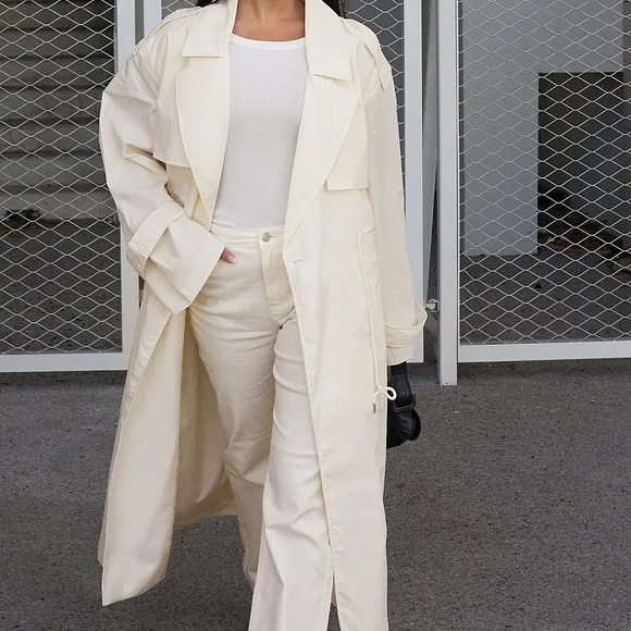 🔖 NWT NA-KD Oversized Nylon Trench 🔖 - Picture 5 of 12